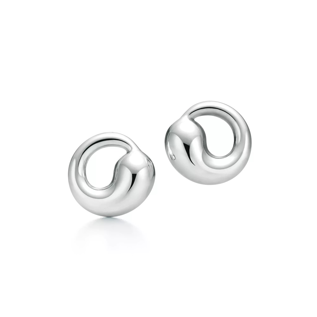Tiffany & Co. Silver Circle Earrings